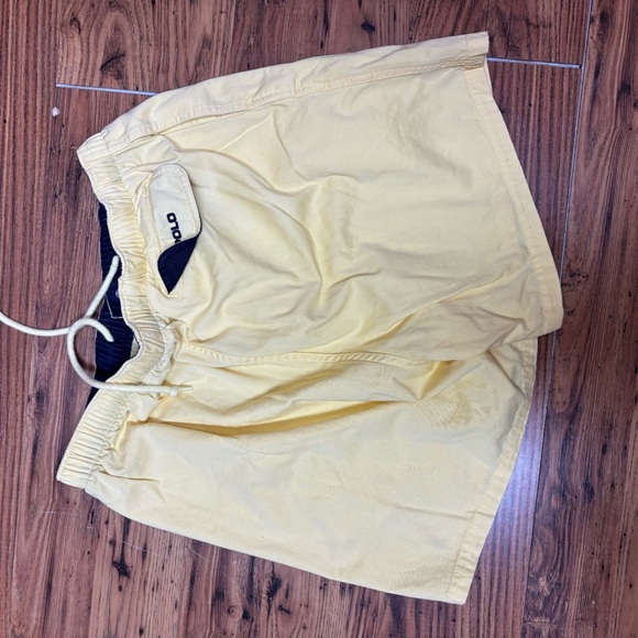 Polo by Ralph Lauren Men's Elastic Waist XL Yellow Shorts - Picture 4 of 6